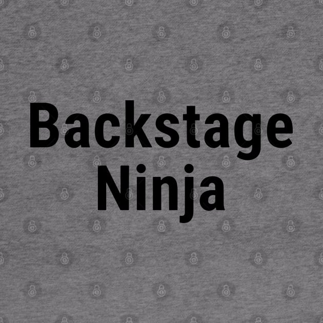 Backstage Ninja Black by sapphire seaside studio